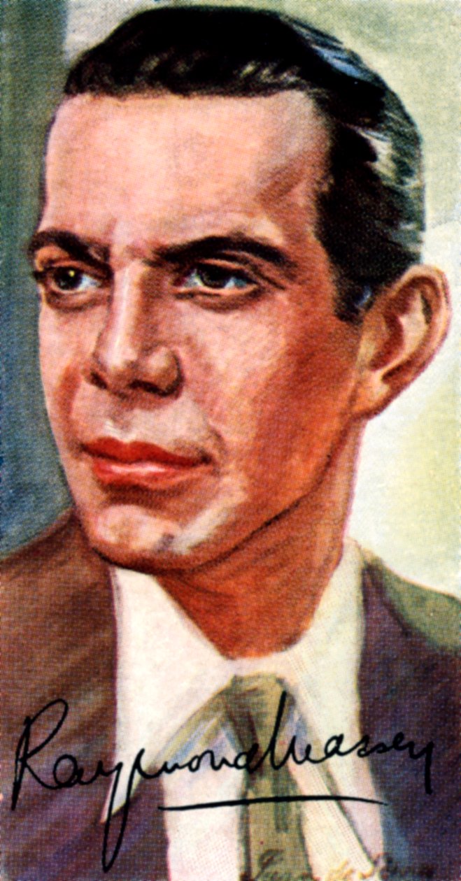 Raymond Hart Massey, 1896-1983, kanadyjski aktor, XX wiek autorstwa Unbekannt