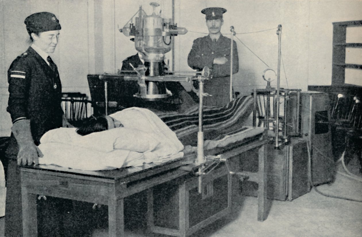 Promienie, które ujawniają sekretne zakamarki ciała, ok. 1935 r. autorstwa Unbekannt