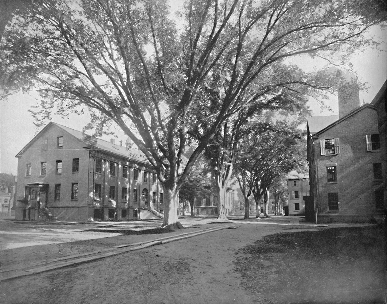 Czytelnia i skarbiec, Yale College, New Haven, Connecticut, c1897. autorstwa Unbekannt