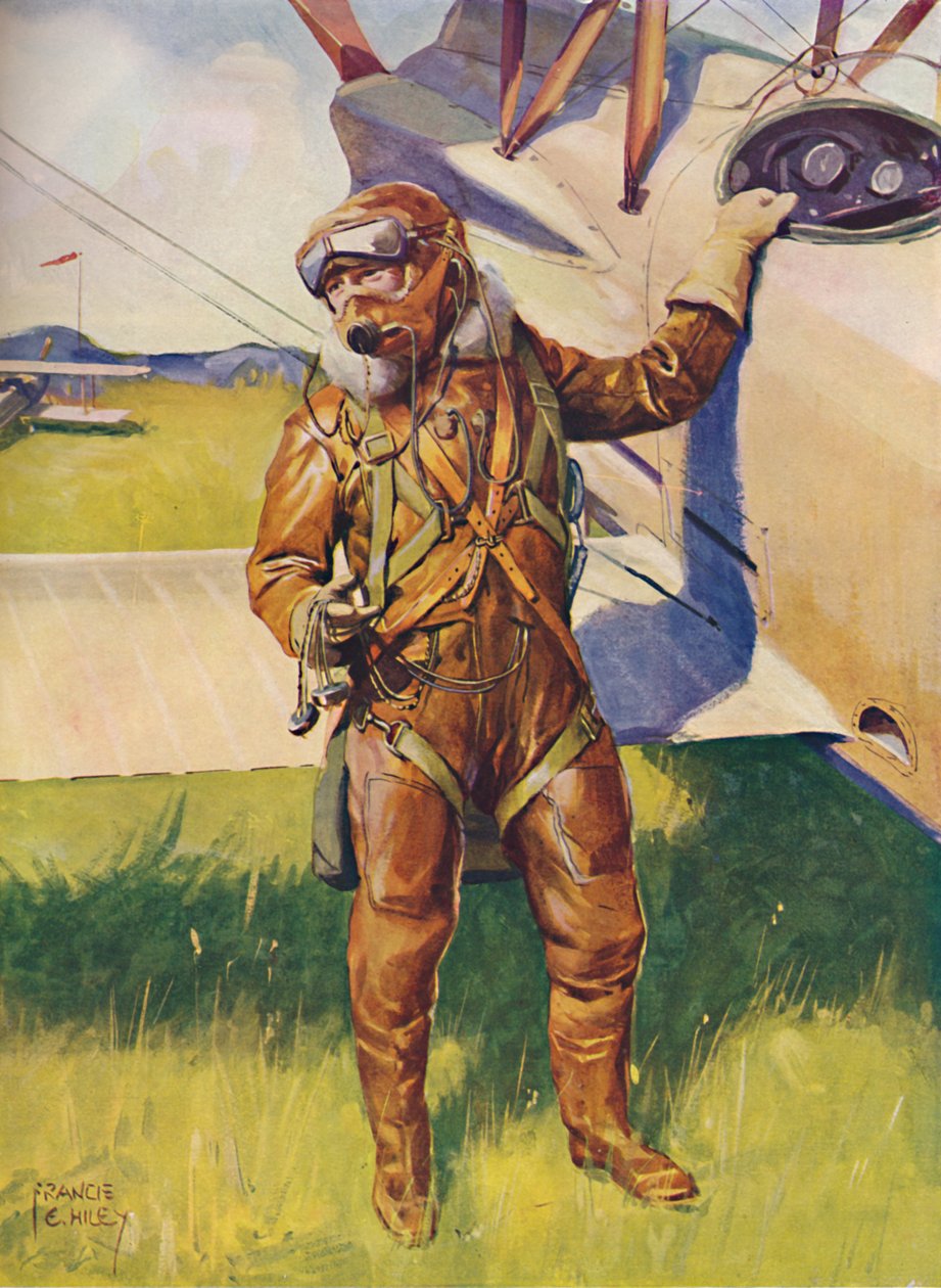Gotowy do lotu na dużej wysokości, 1927 autorstwa Unbekannt
