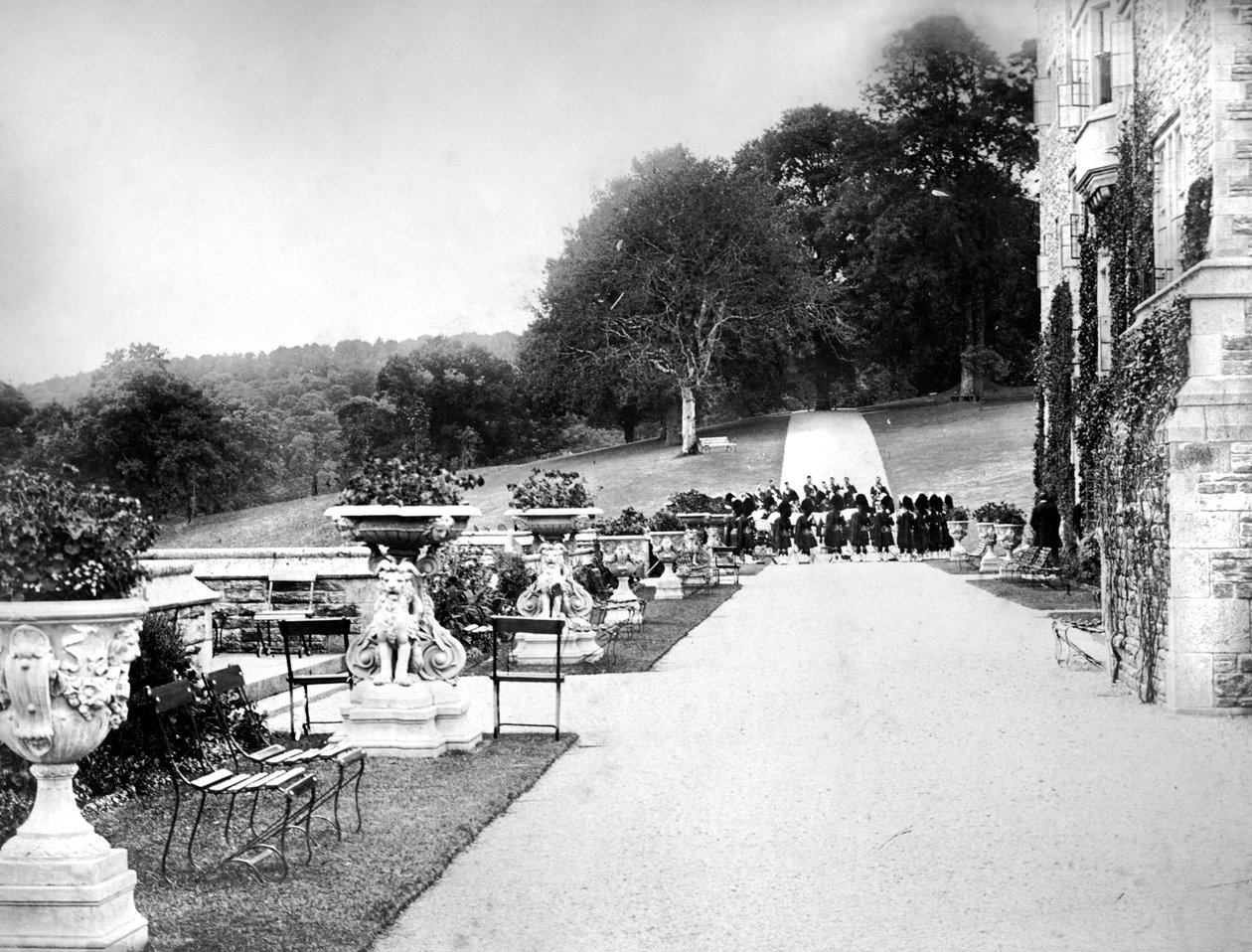 Tylny ogród, Flete, c1882 autorstwa Unbekannt