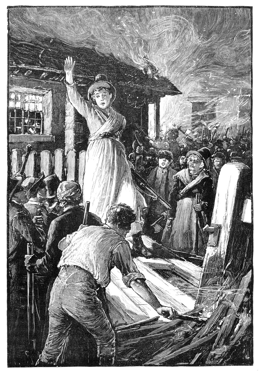 Rebecca Riots, Południowa Walia, lata czterdzieste XIX wieku, 1900 autorstwa Unbekannt