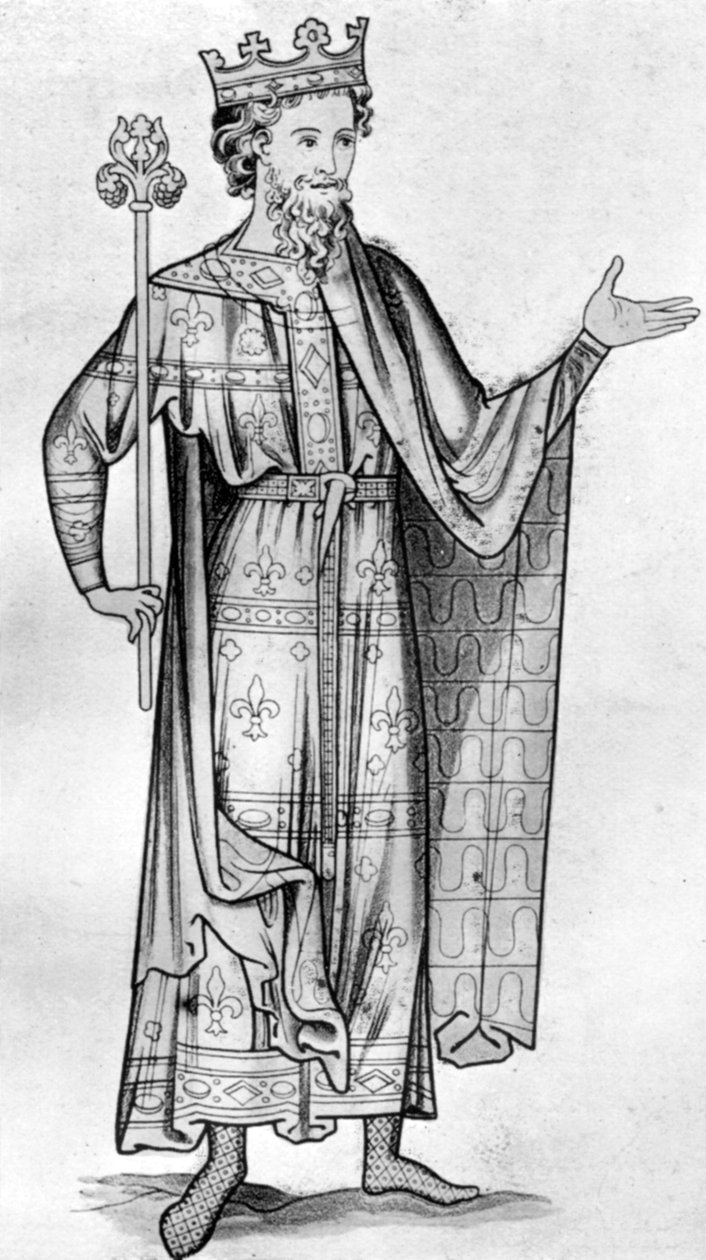 Strój królewski, c1190, 1910 autorstwa Unbekannt