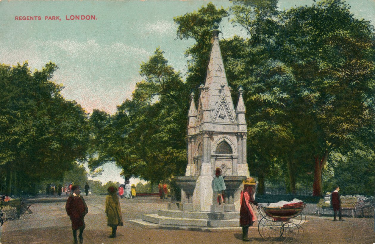 Regents Park, Londyn, ok. 1910. autorstwa Unbekannt