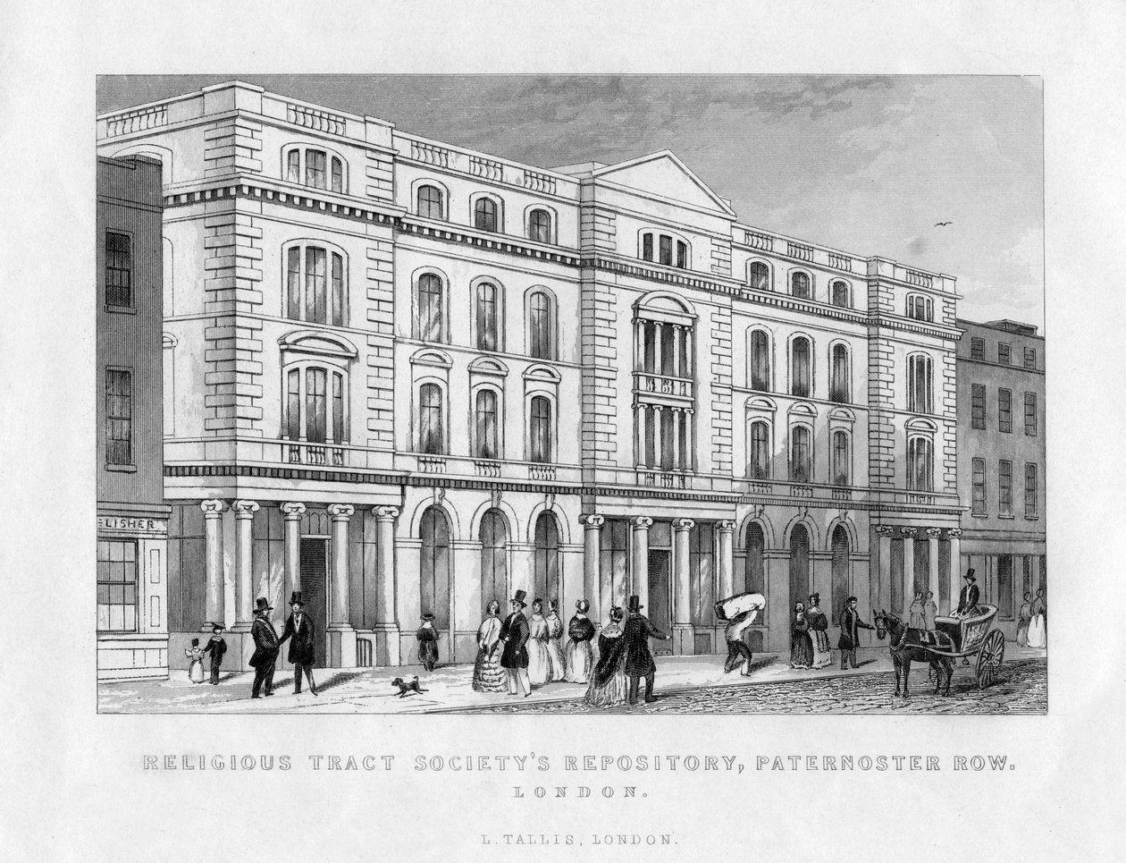 Repozytorium Stowarzyszeń Religijnych, Paternoster Row, Londyn, XIX w. autorstwa Unbekannt