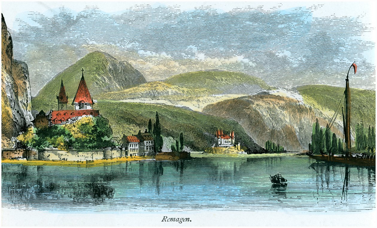 Remagen, Niemcy, c1875 autorstwa Unbekannt
