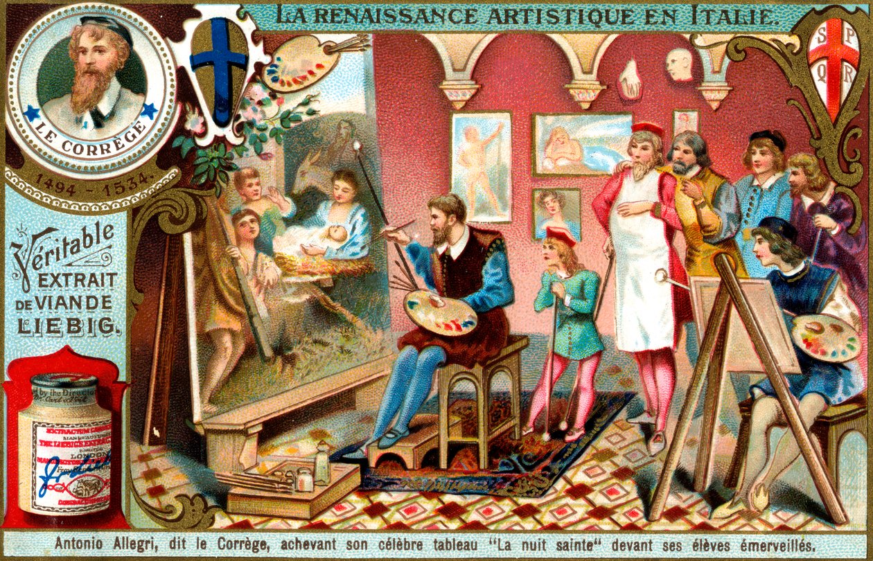 Sztuka renesansu we Włoszech: Antonio Allegri, ok. 1900 autorstwa Unbekannt