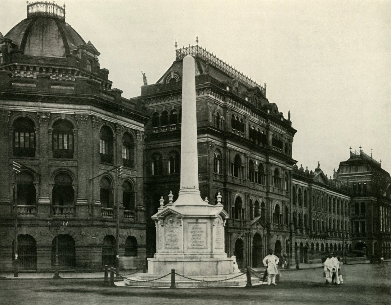 Replika pomnika Holwell wzniesionego przez Lorda Curzona, 1925. autorstwa Unbekannt