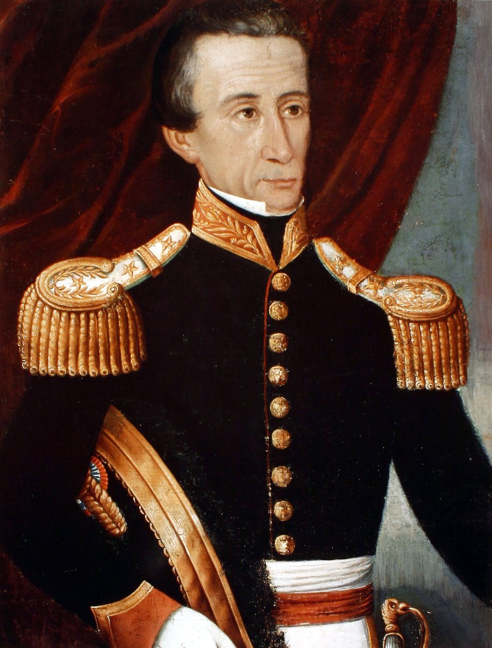 Portret Francisco Antonio Pinto (1785-1858) autorstwa Unbekannt