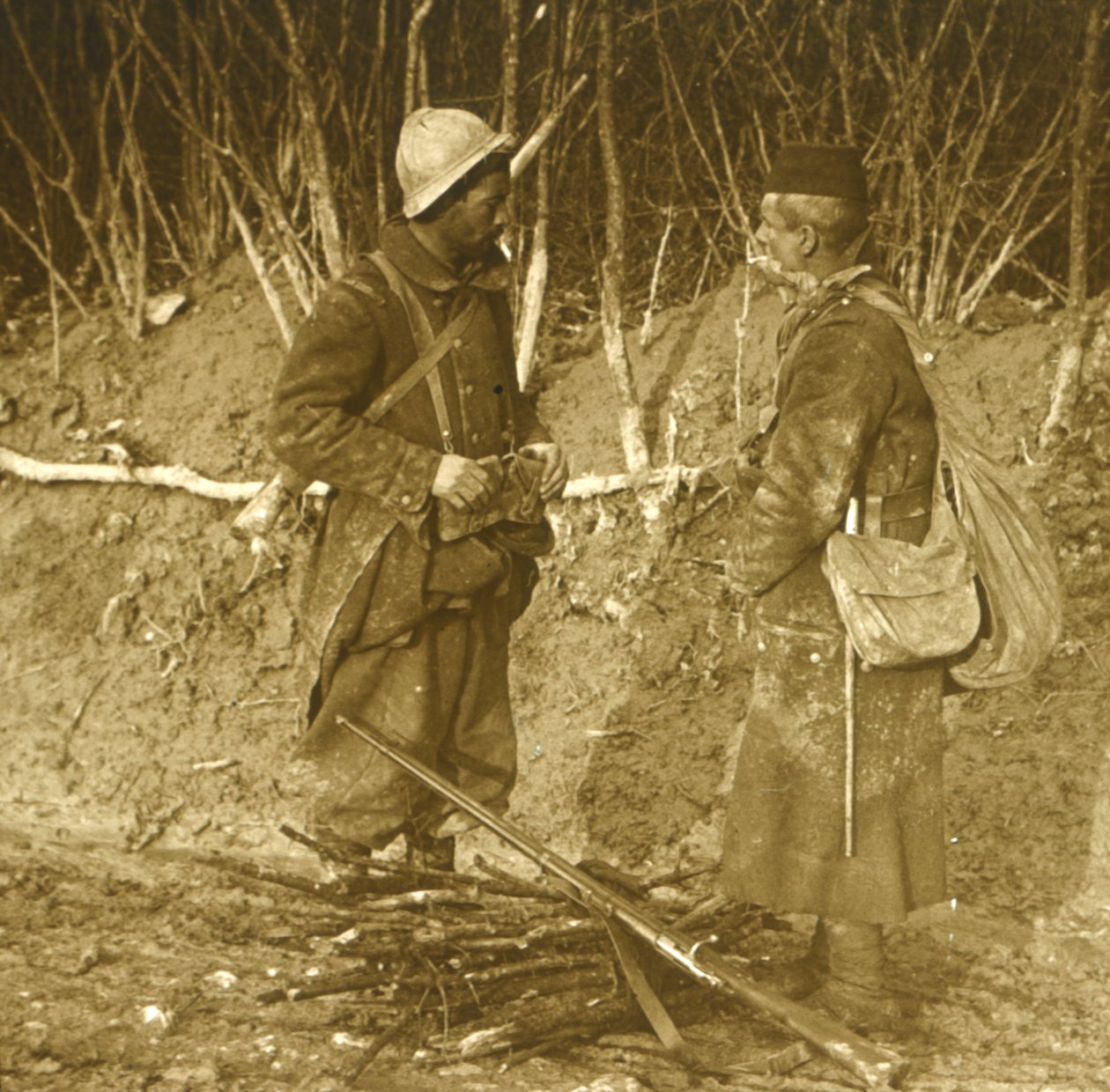 Powrót z Verdun, północna Francja, c1914-c1918 autorstwa Unbekannt