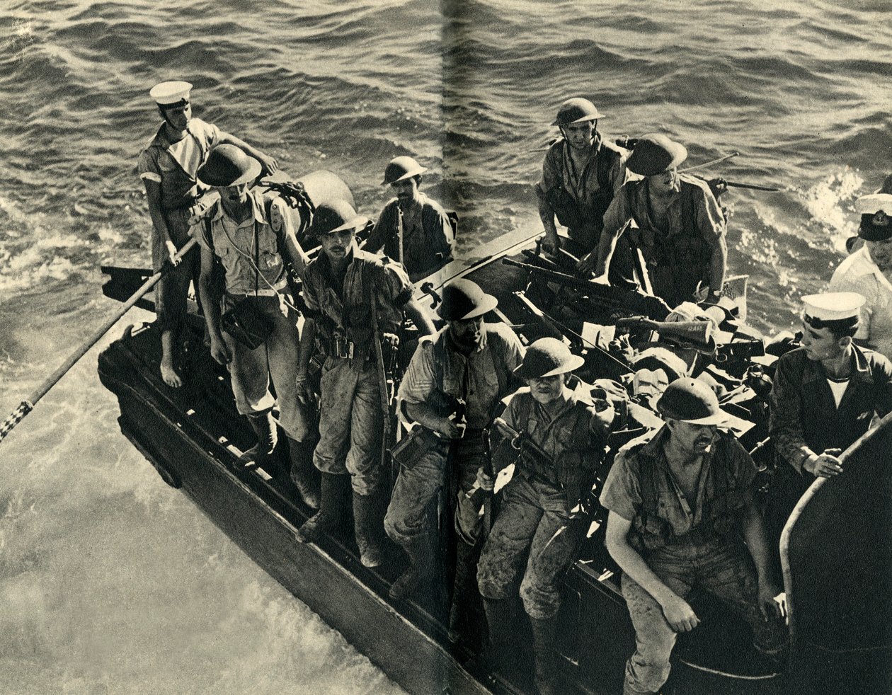 Powrót desantu Royal Marines, II wojna światowa, c1939-c1943 1944. autorstwa Unbekannt