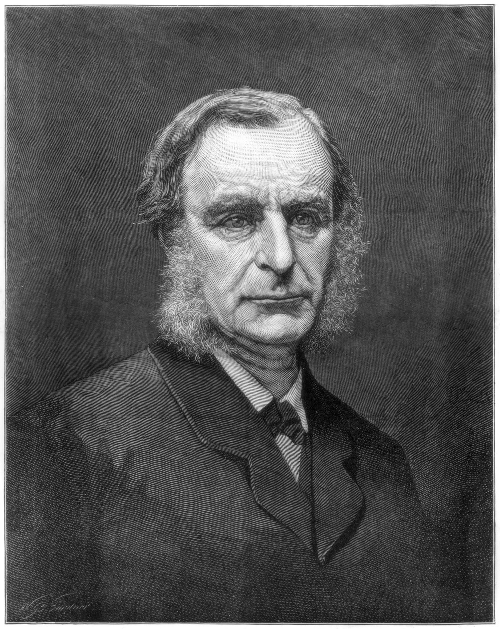 Wielebny Charles Kingsley, angielski duchowny i pisarz, 1875 r autorstwa Unbekannt