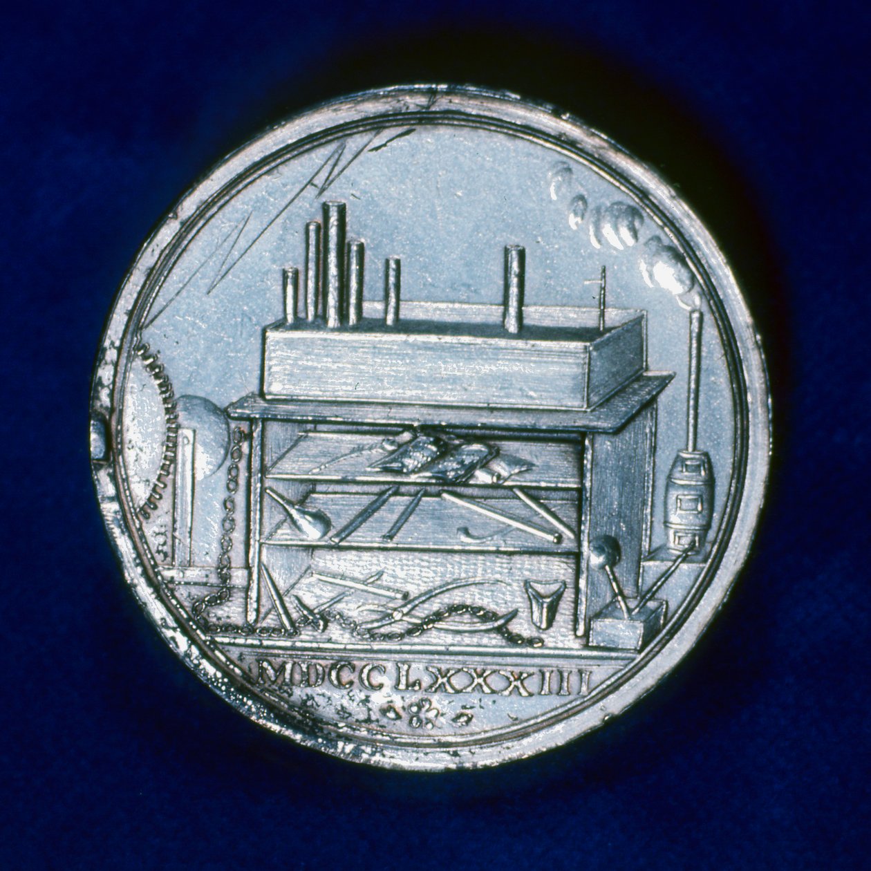 Rewers medalu pamiątkowego dla Josepha Priestleya, angielskiego chemika, 1803 autorstwa Unbekannt