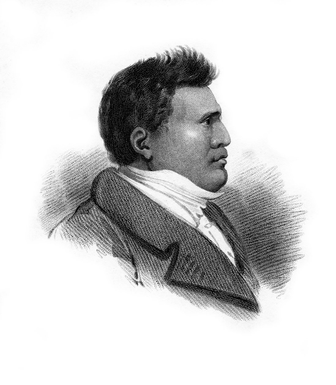 Rrio Rrio, król kanapek, ok. 1824 r. autorstwa Unbekannt