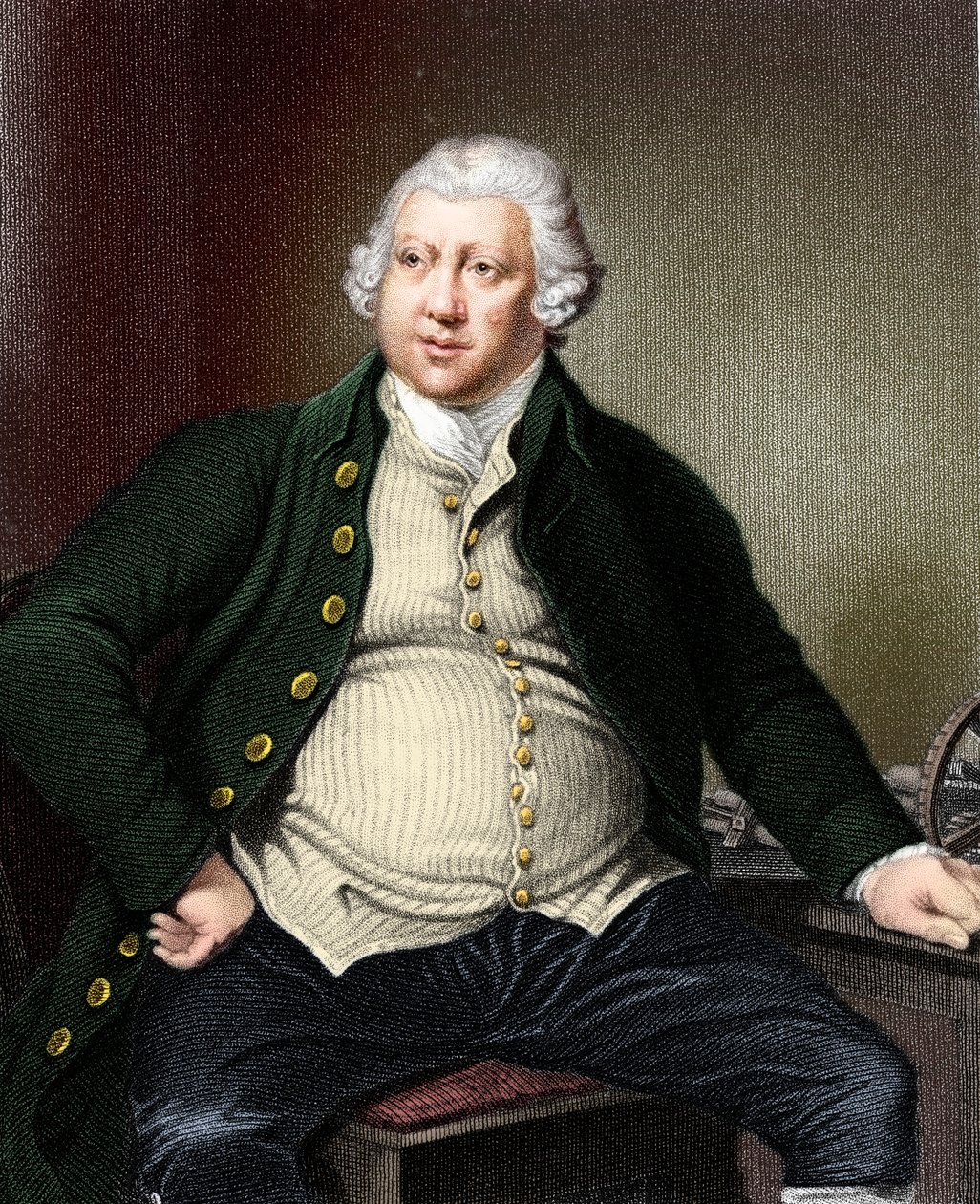 Richard Arkwright 1732-1792, brytyjski przemysłowiec i wynalazca autorstwa Unbekannt