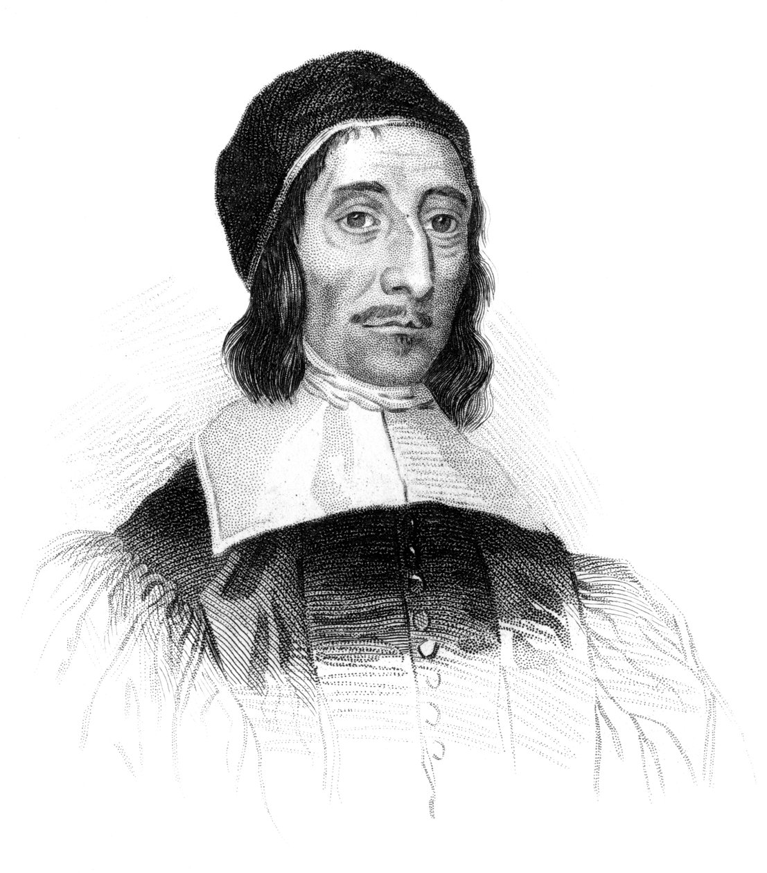 Richard Baxter, przywódca angielskiego kościoła purytańskiego z XVII wieku i boski uczony, ok. 1850 r. autorstwa Unbekannt