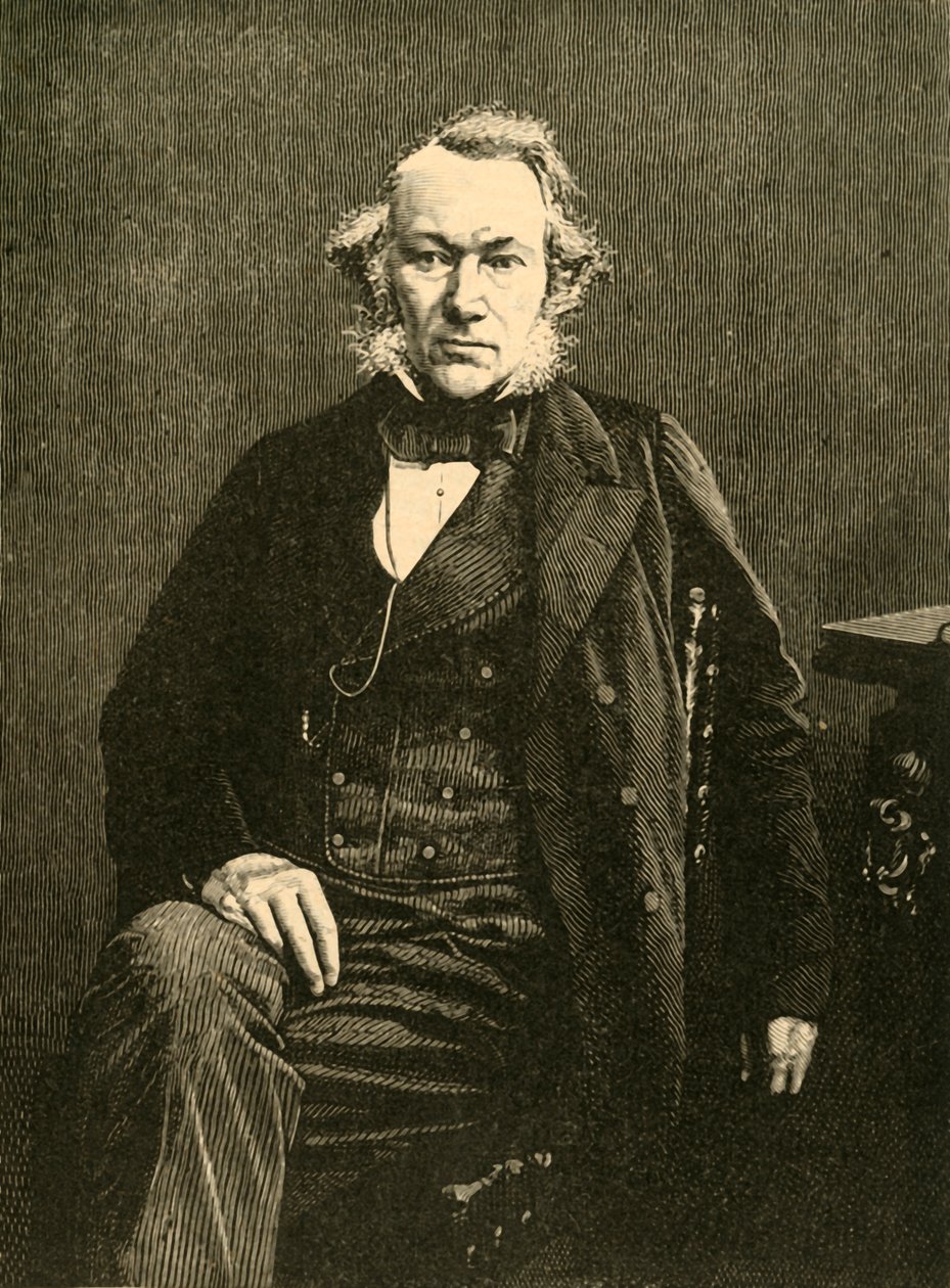Richard Cobden, brytyjski producent i polityk, ok. 1863–1890. autorstwa Unbekannt