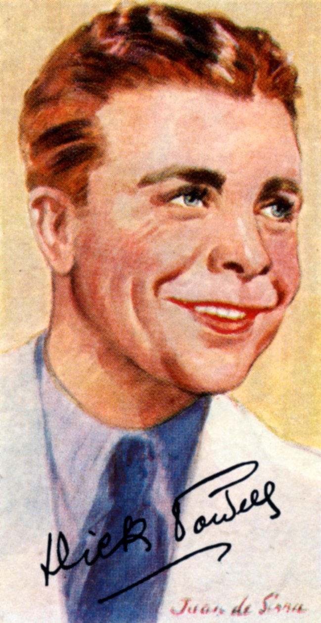 Richard Ewing Dick Powell, 1904-1963, amerykański piosenkarz, aktor, producent i reżyser, XX wiek autorstwa Unbekannt