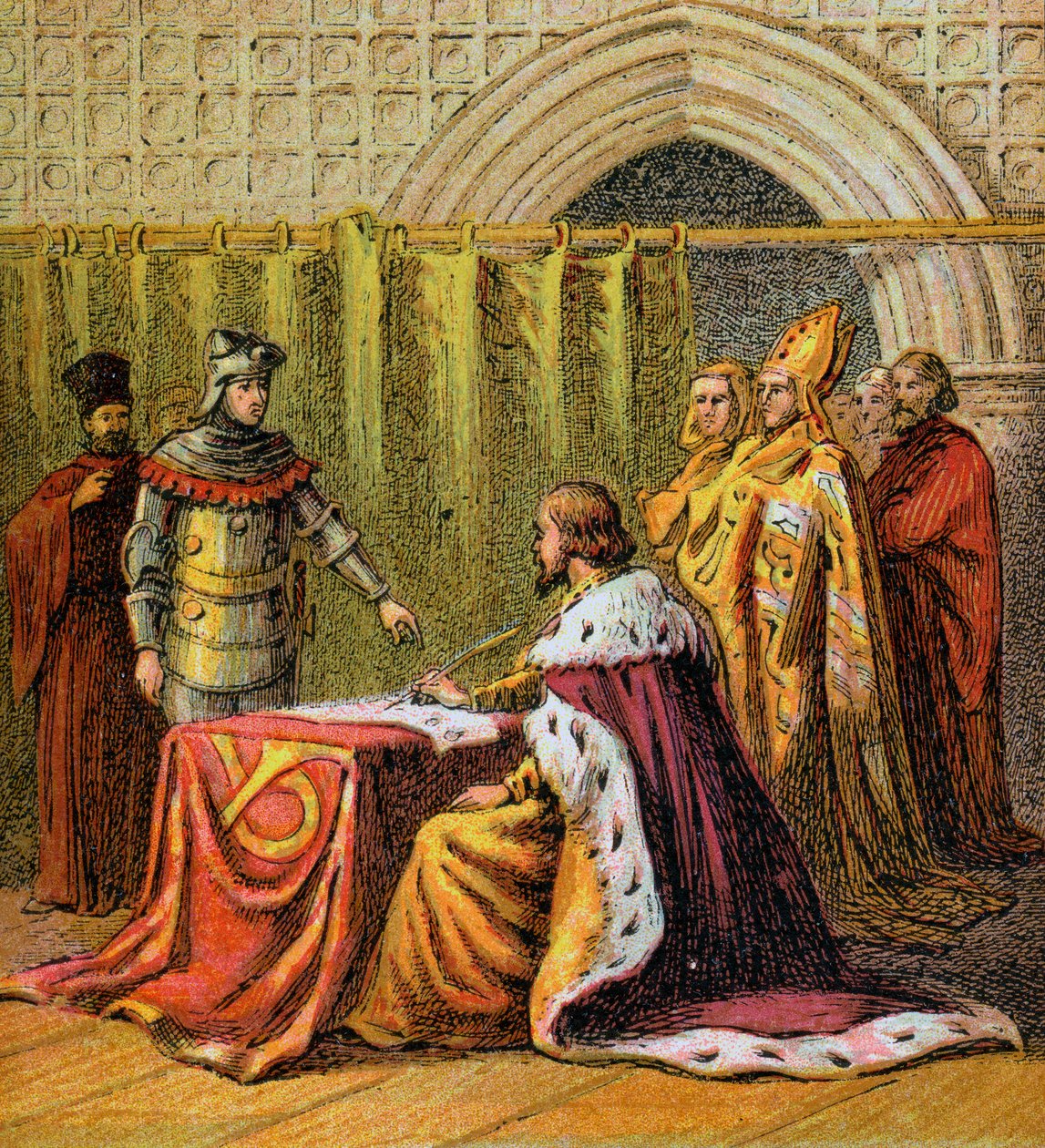 Abdykaty Ryszarda II, 1399, ok. 1850 autorstwa Unbekannt