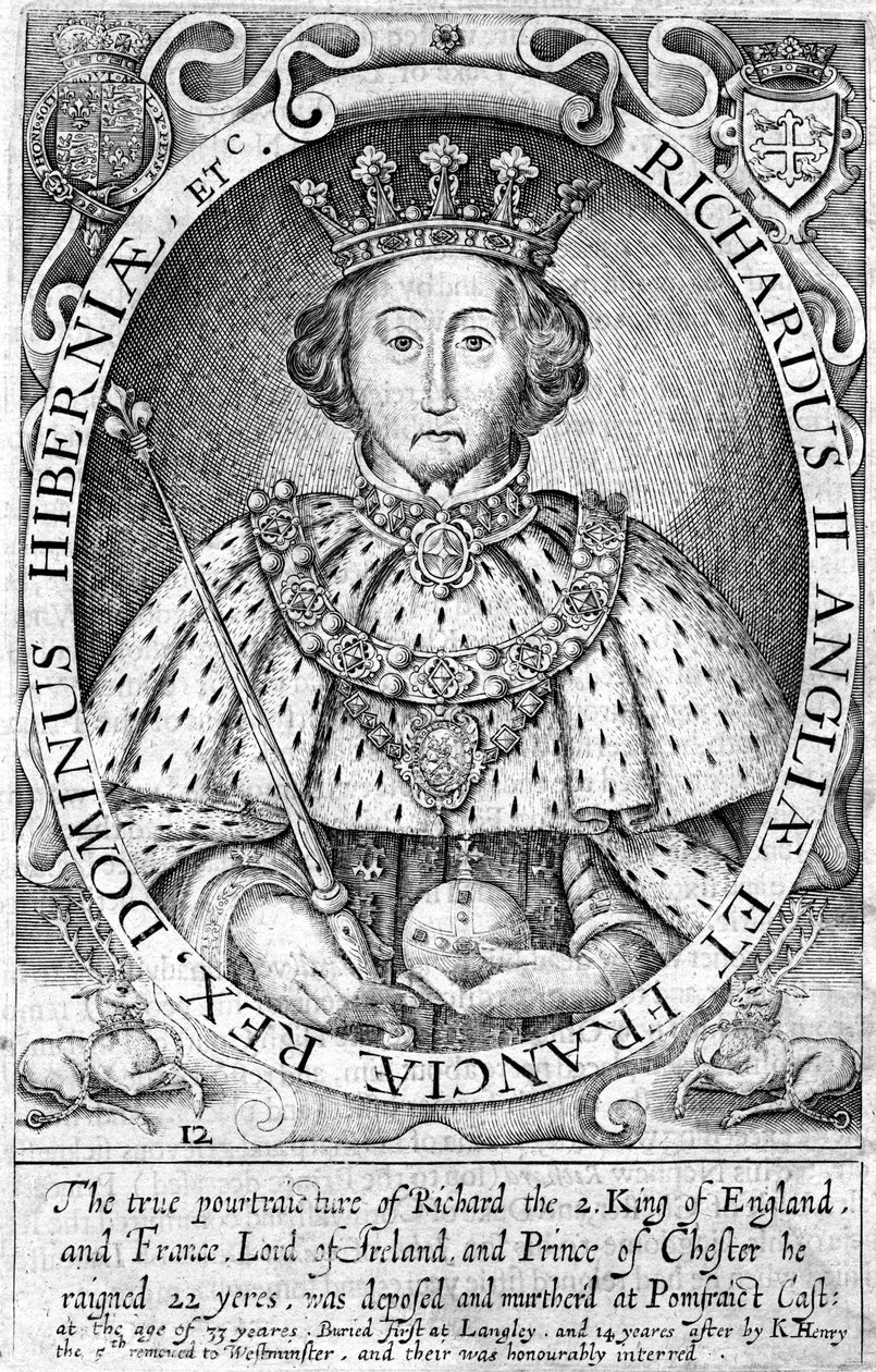 Ryszard II, król Anglii autorstwa Unbekannt