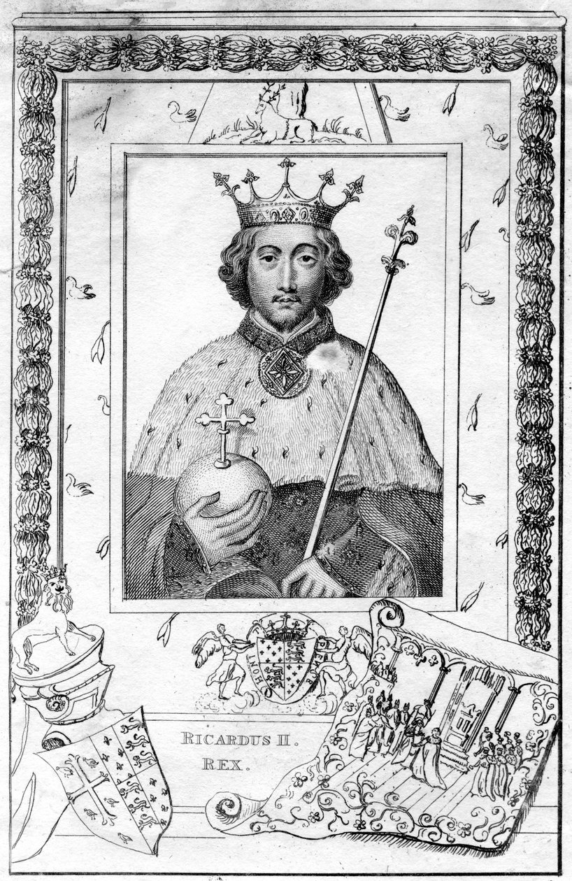 Ryszard II, król Anglii autorstwa Unbekannt