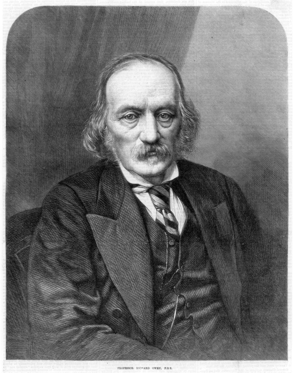 Richard Owen, angielski anatom i paleontolog, 1872 autorstwa Unbekannt