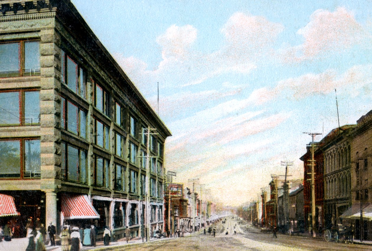 Rideau Street, Ottawa, Kanada, ok. 1900 autorstwa Unbekannt