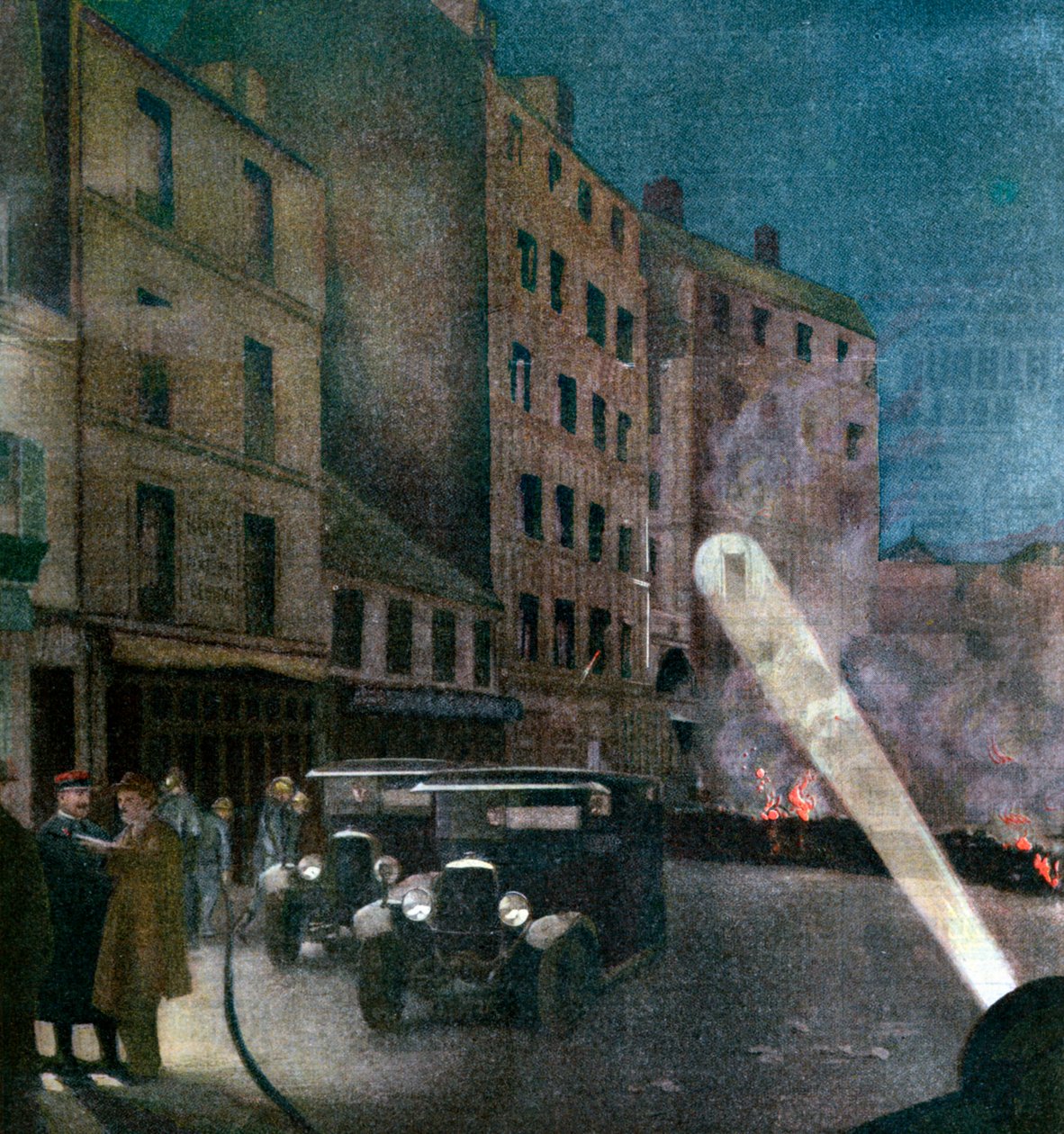 Zamieszki na Rue Nationale, Paryż, 1934 autorstwa Unbekannt