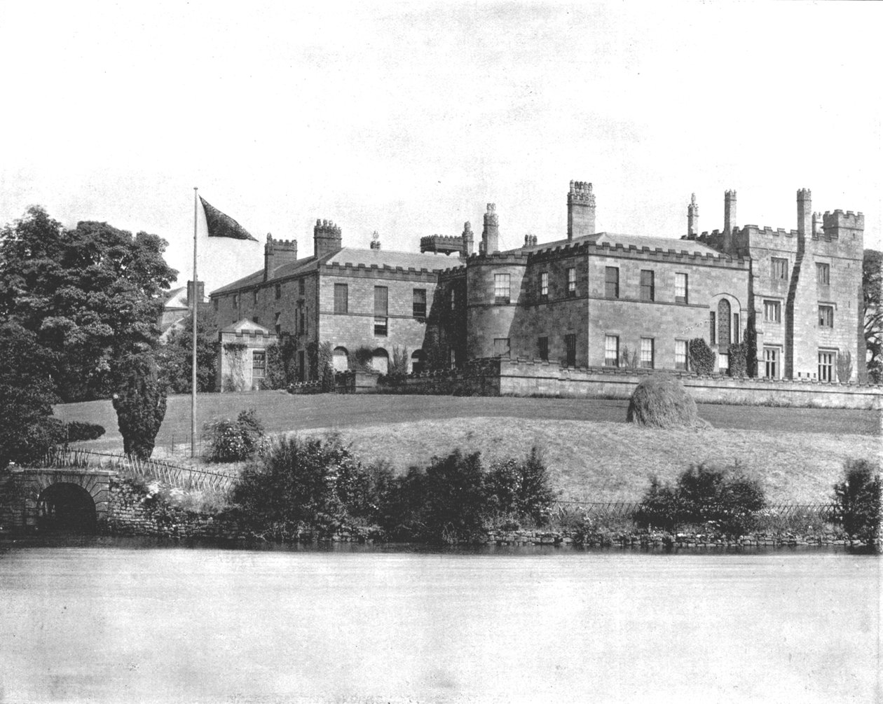 Zamek Ripley, Yorkshire, 1894. autorstwa Unbekannt