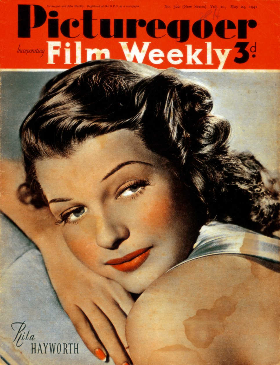 Rita Hayworth 1918-1987, amerykańska aktorka, 1941 autorstwa Unbekannt