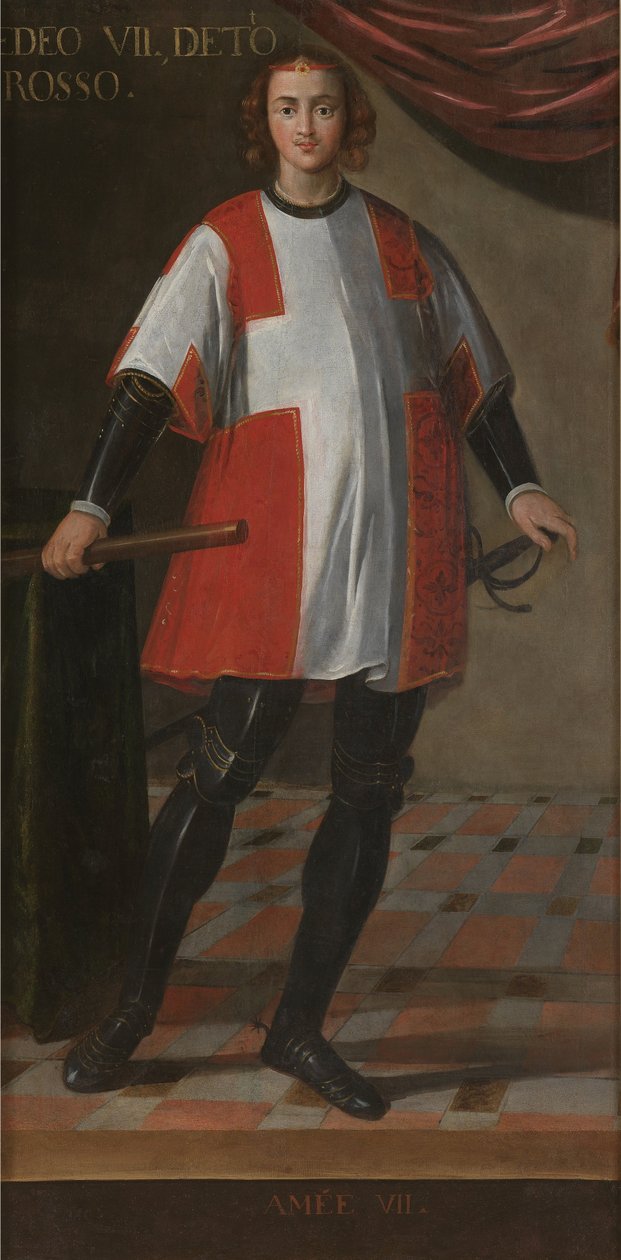 Portret Amedeo VII autorstwa Unbekannt