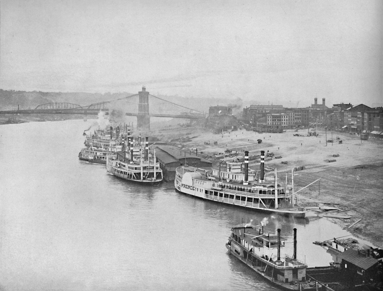 River Front, Cincinnati, Ohio, c1897. autorstwa Unbekannt