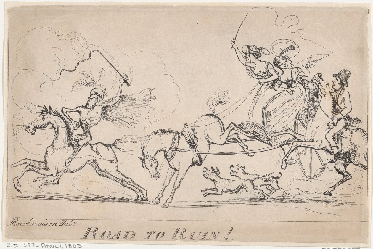 Droga do ruiny!, 1 kwietnia 1803., 1 kwietnia 1803. autorstwa Unbekannt