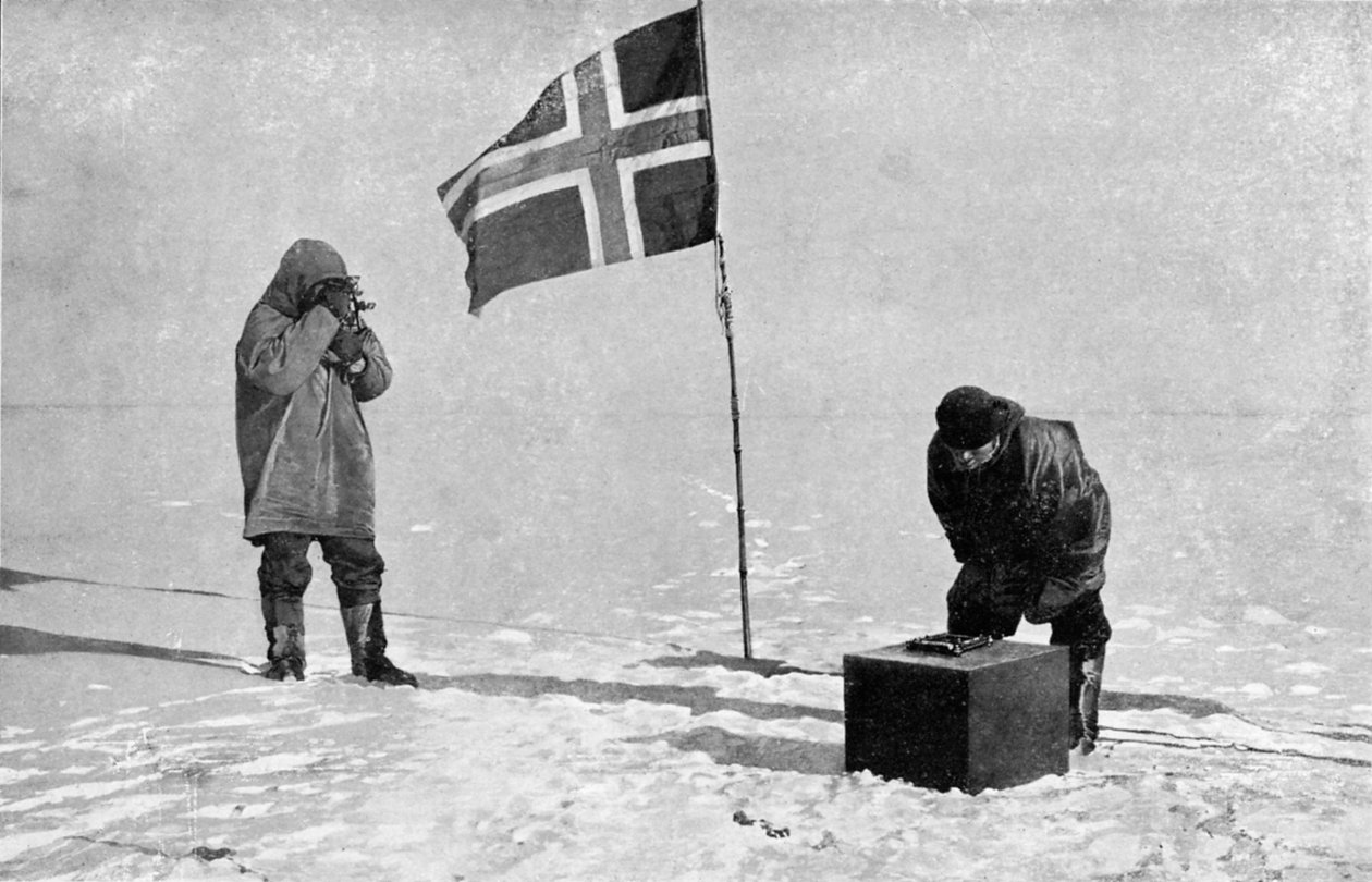 Roald Engelbrecht Gravning Amundsen 1872-1928, norweski odkrywca, na biegunie południowym, 1911 autorstwa Unbekannt