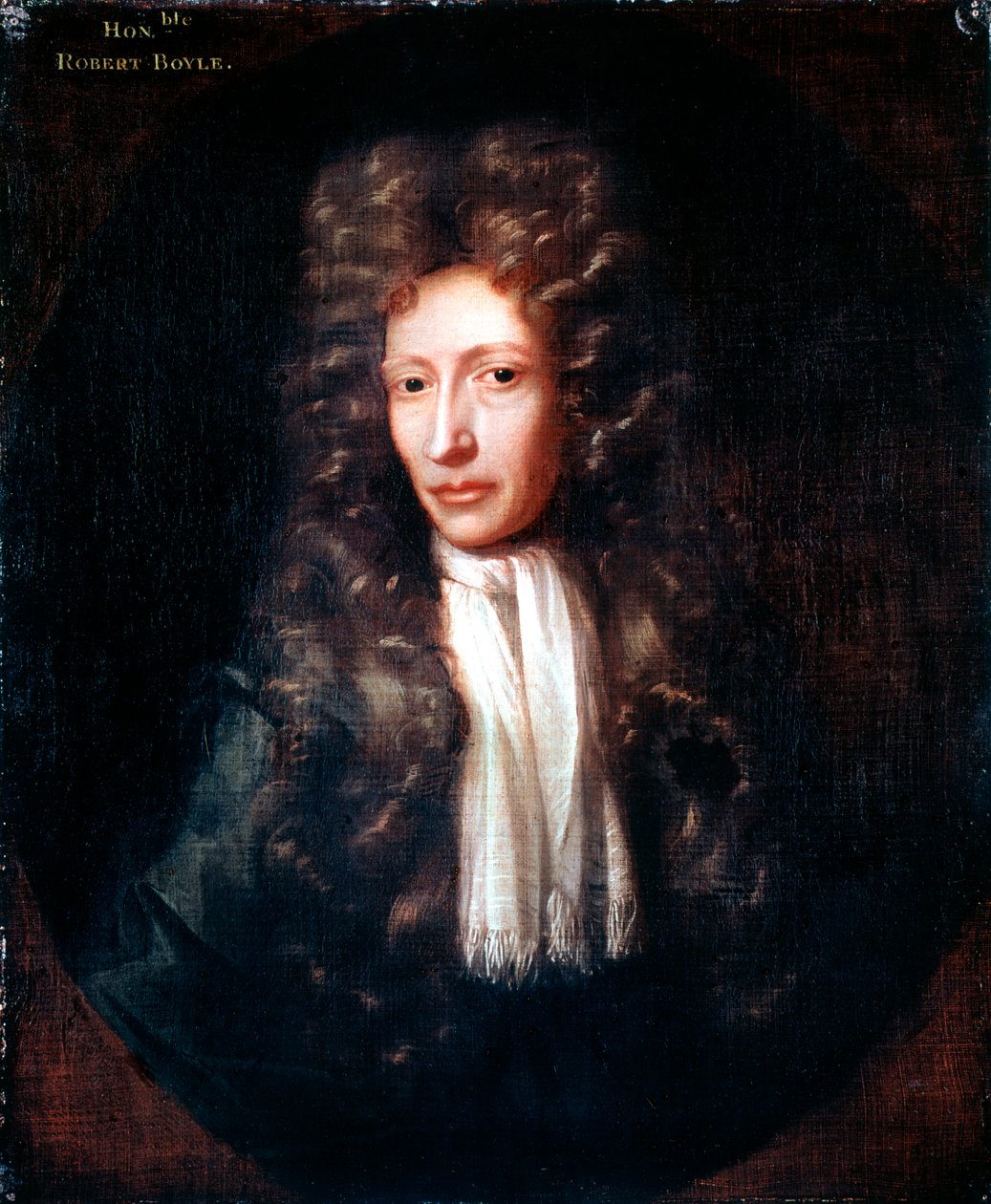 Robert Boyle, urodzony w Irlandii chemik i fizyk, c1689-1690 autorstwa Unbekannt
