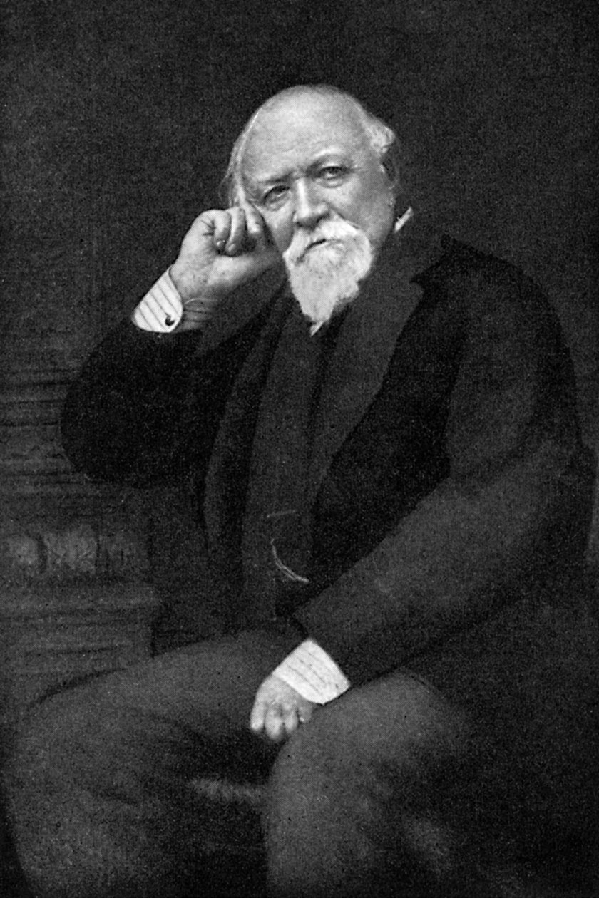 Robert Browning, brytyjski poeta i dramaturg, 1912 autorstwa Unbekannt