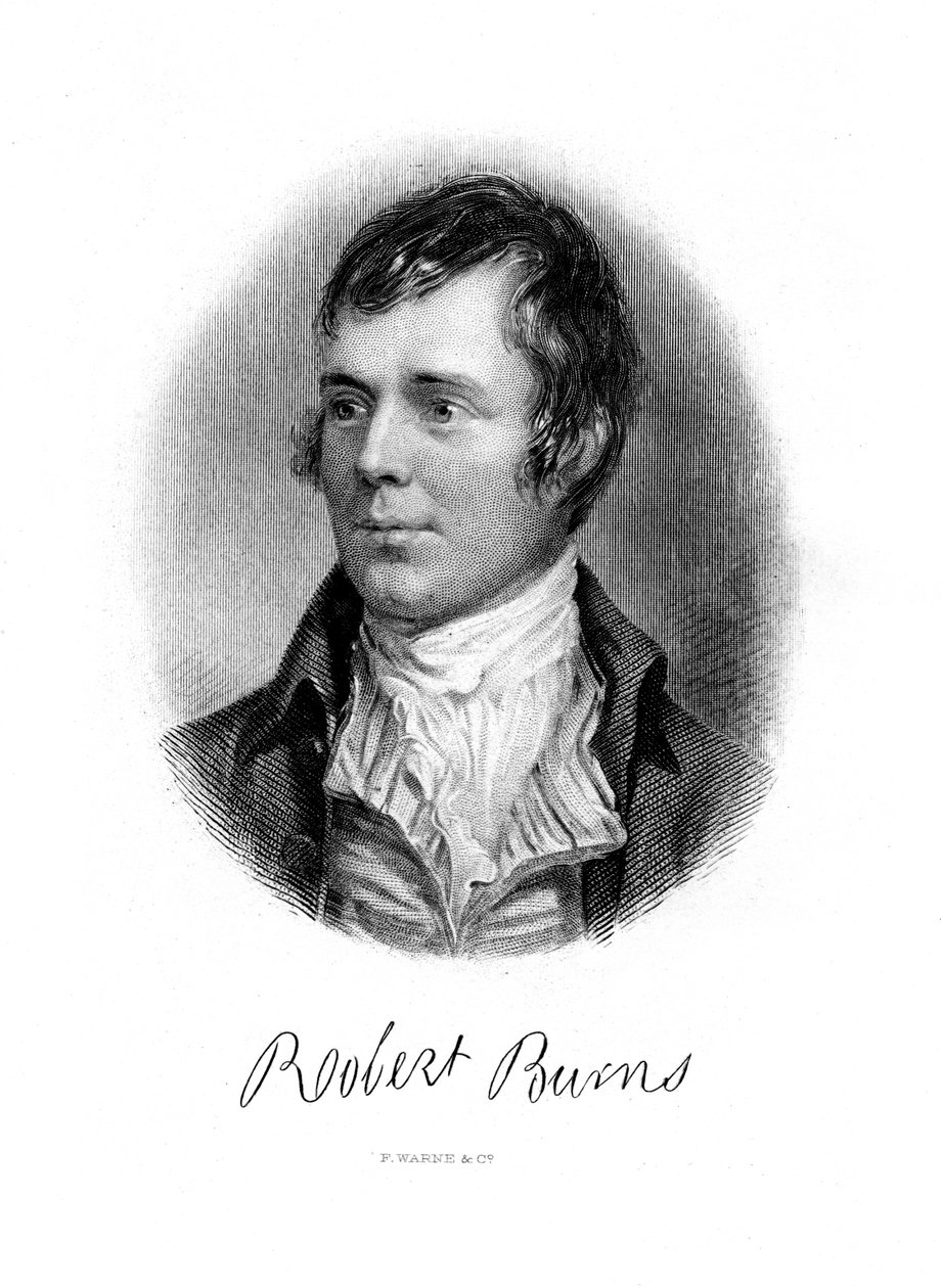 Robert Burns, szkocki poeta, XIX w. autorstwa Unbekannt