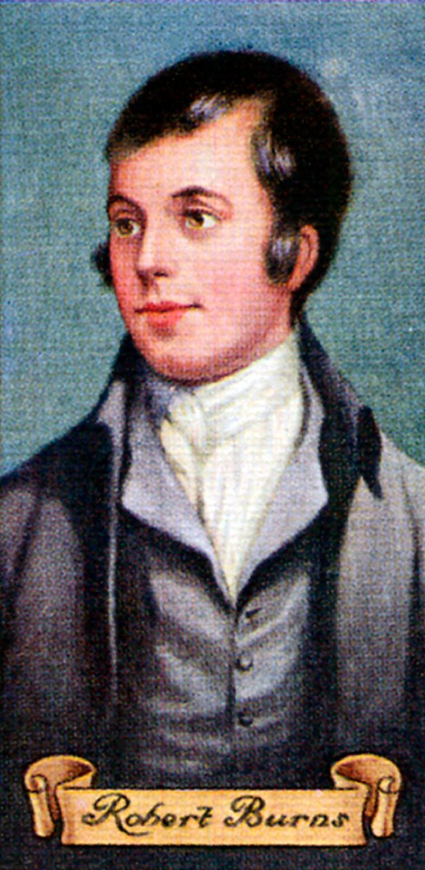 Robert Burns, zaczerpnięty z serii kart z papierosami, 1935 autorstwa Unbekannt