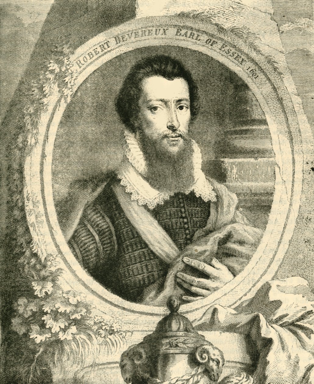 Robert Devereux, hrabia Essex, c1590-1600, 1890. autorstwa Unbekannt