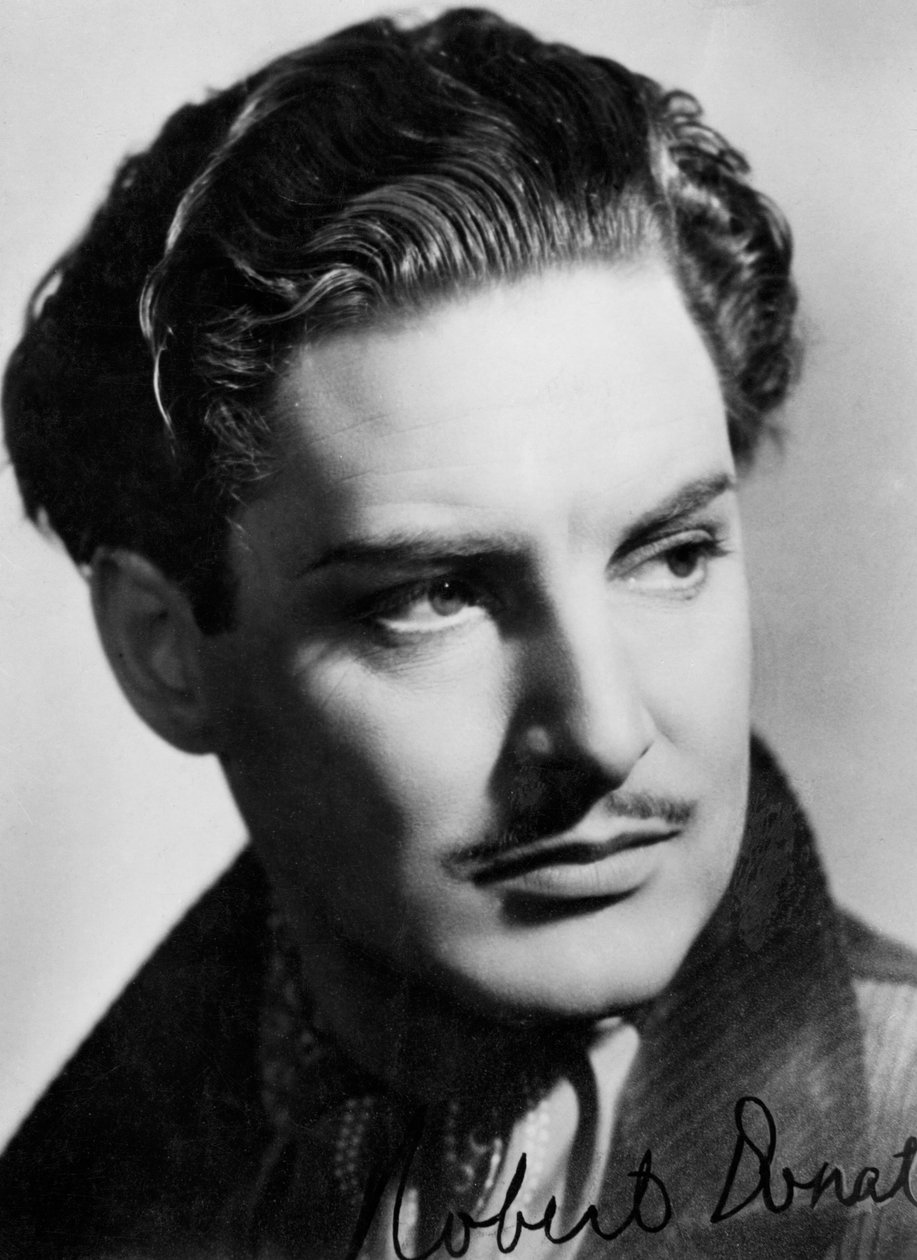Robert Donat 1905-1959, brytyjski aktor, lata 30.-40 autorstwa Unbekannt