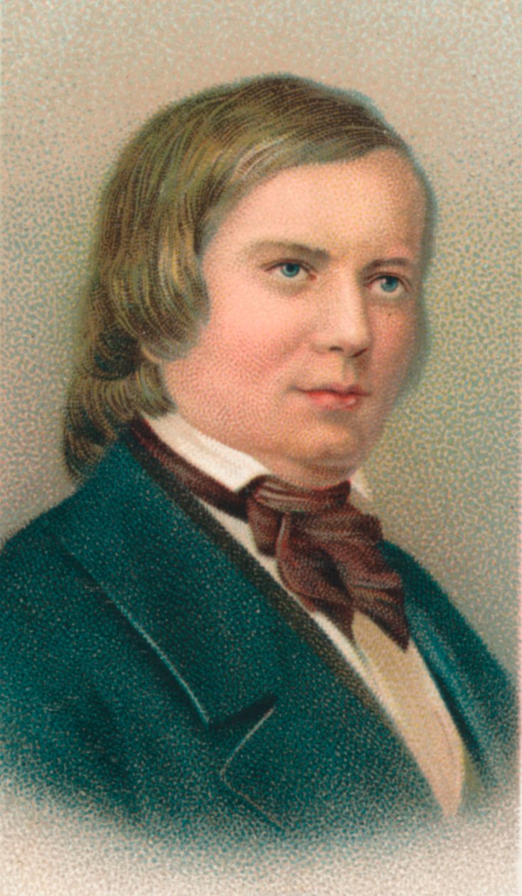 Robert Schumann 1810-1856, niemiecki kompozytor, 1911 autorstwa Unbekannt
