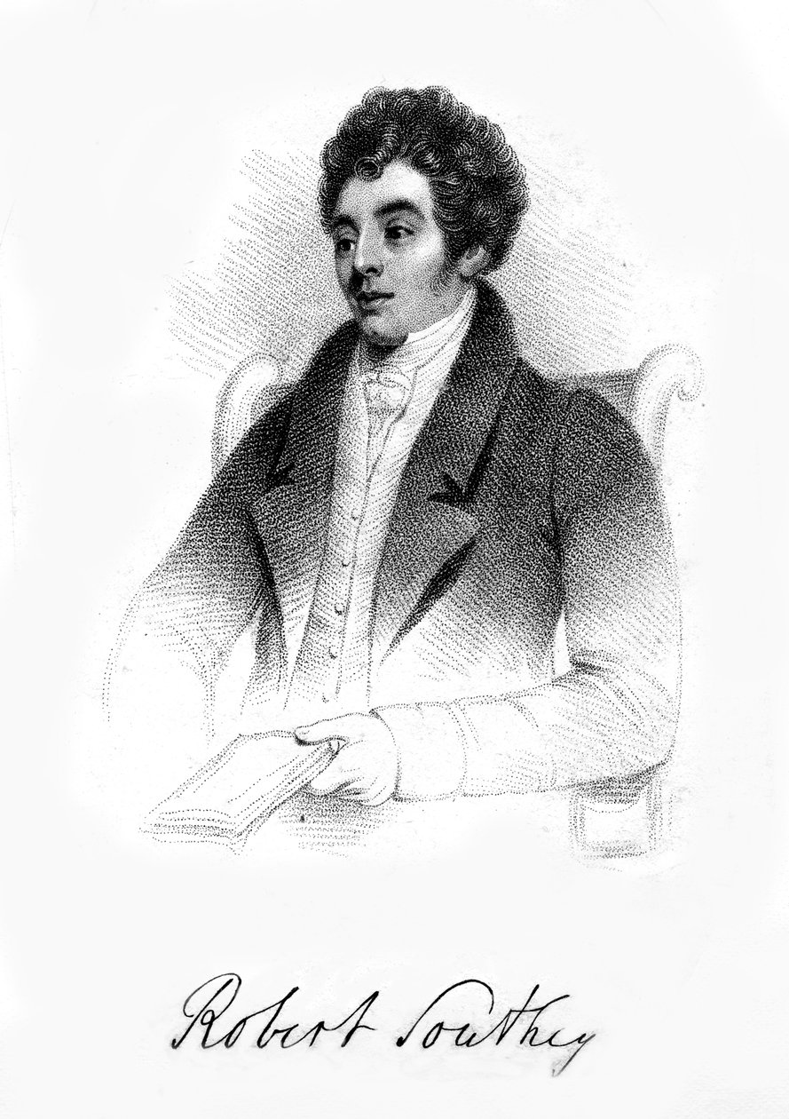 Robert Southey, angielski poeta, XIX wiek autorstwa Unbekannt