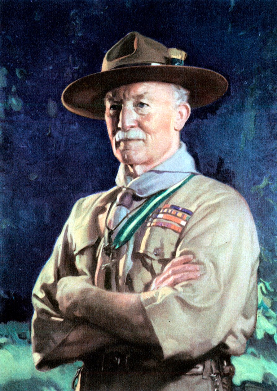 Robert Stephenson Smyth Baden-Powell, pierwszy wicehrabia Baden-Powell, żołnierz angielski. autorstwa Unbekannt