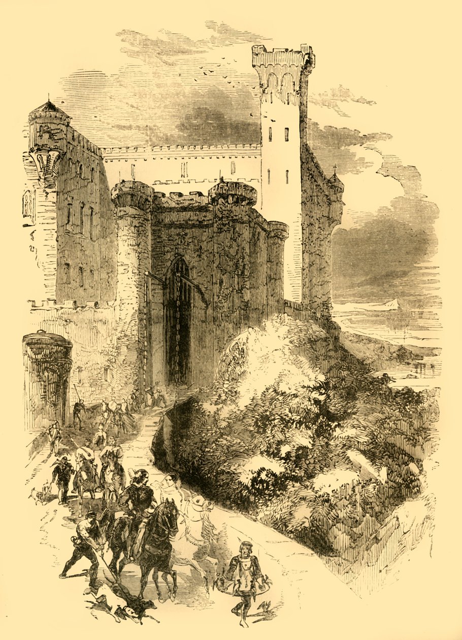 Robert Normandii na zamku hrabiego Conversano, c1890. autorstwa Unbekannt