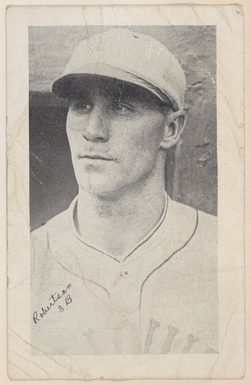Robertson, 3 B, z kart baseballowych W575-2, ca. 1921-22. autorstwa Unbekannt