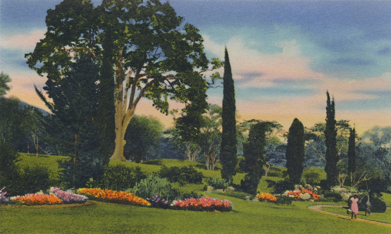 Rock Garden, Trynidad, BWI, c1940. autorstwa Unbekannt