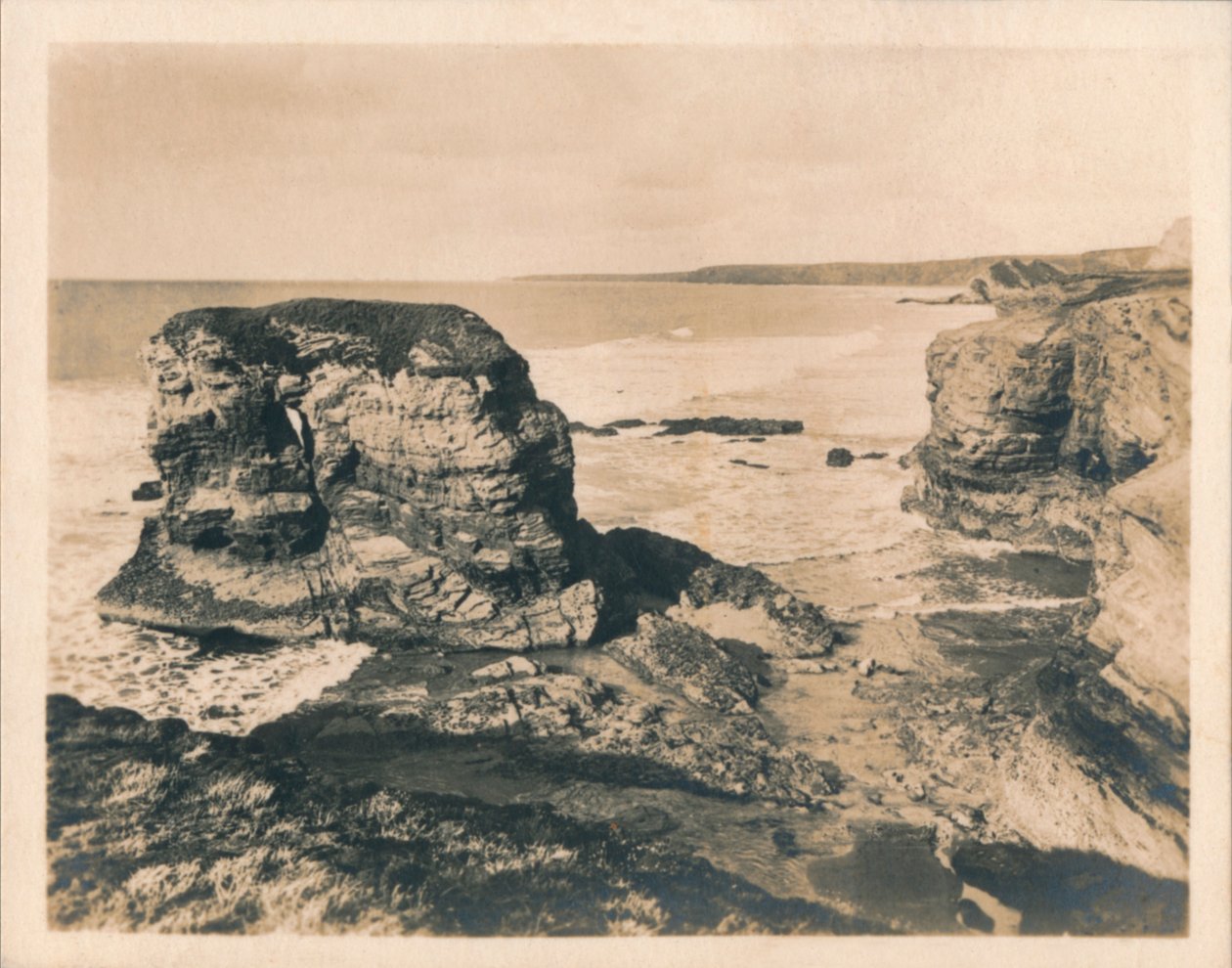 Skały w Porth - Newquay, 1927 autorstwa Unbekannt