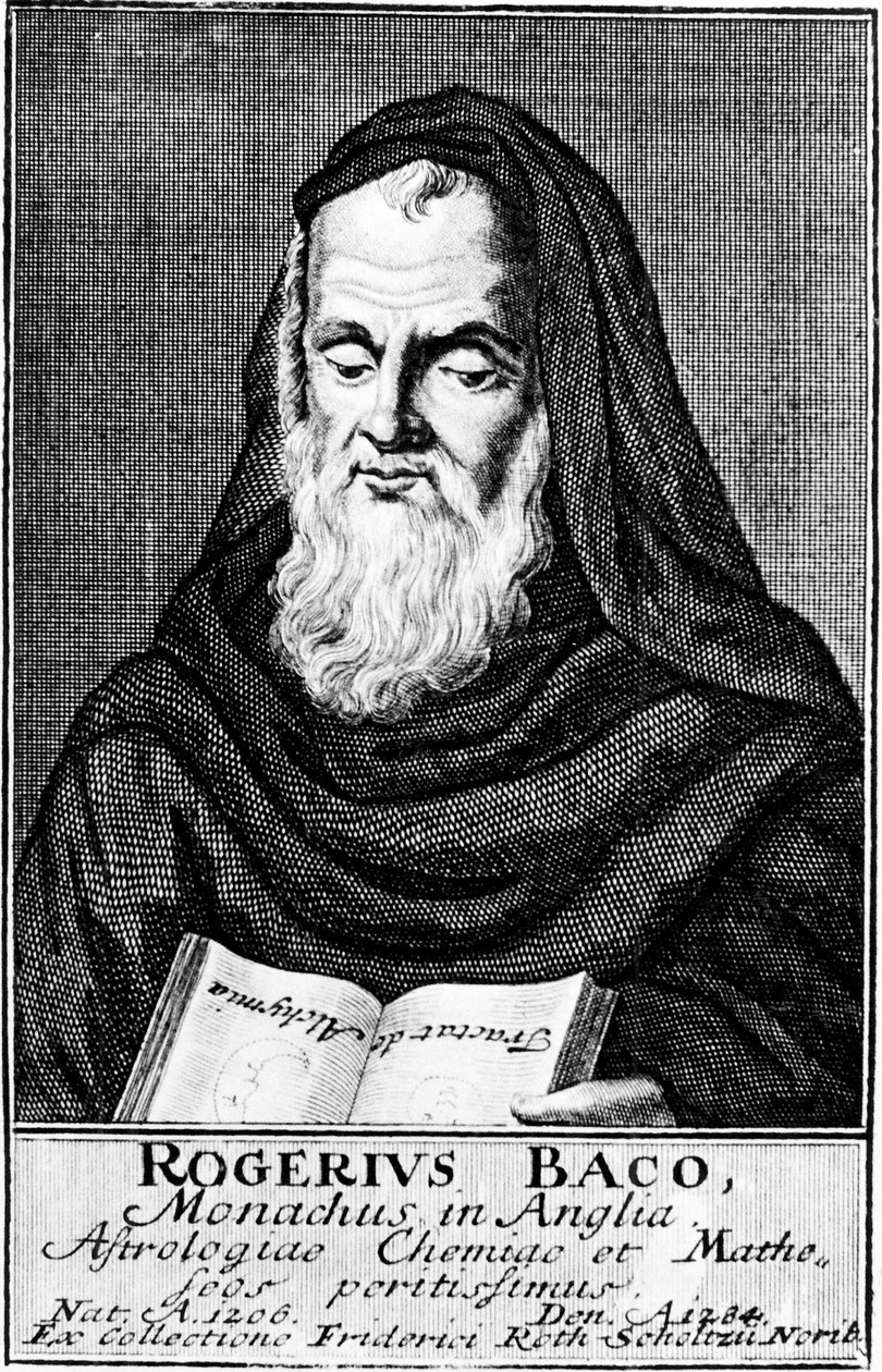 Roger Bacon, angielski naukowiec eksperymentalny, filozof i franciszkanin autorstwa Unbekannt