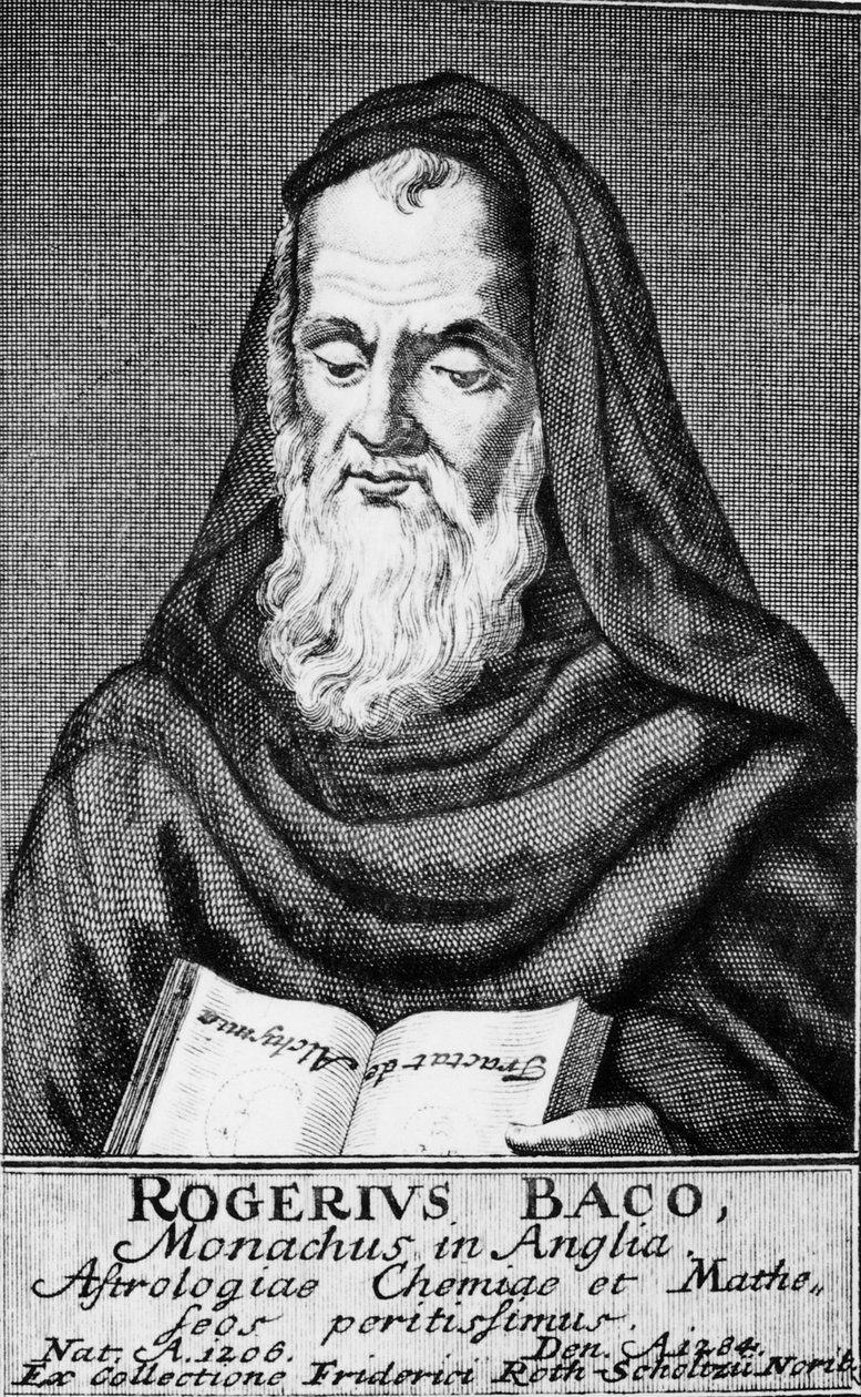 Roger Bacon, filozof i naukowiec, 1786 autorstwa Unbekannt