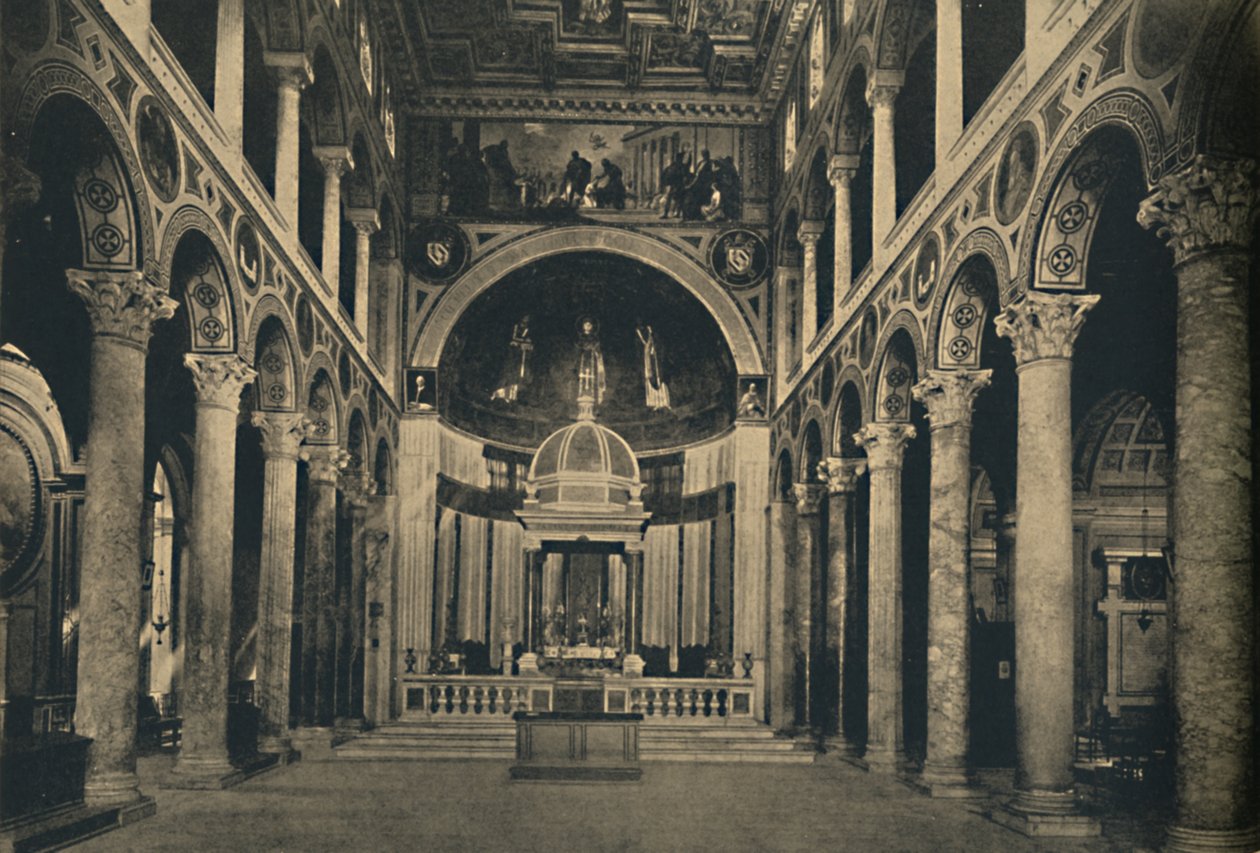 Roma – Bazylika św. Agnieszki za murami na ulicy Nomentana, 1910 autorstwa Unbekannt